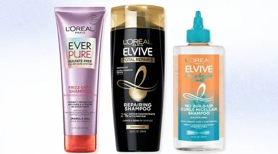 L'Oreal shampoos