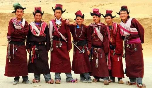 ladakh-traditional-dress man