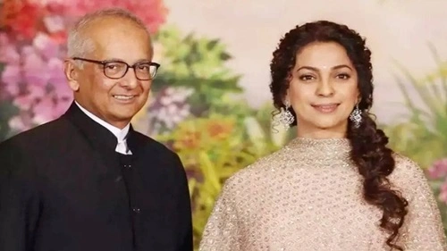  Juhi Chawla and Her Husband Jay Mehta